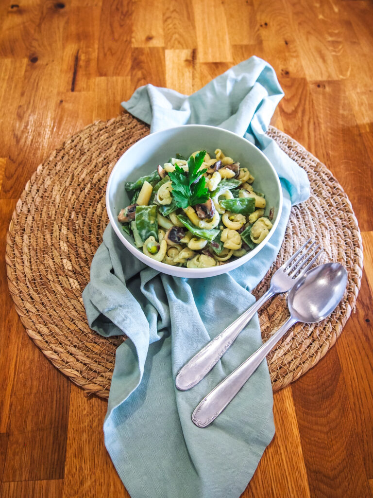 Nudelsalat mit Spargel